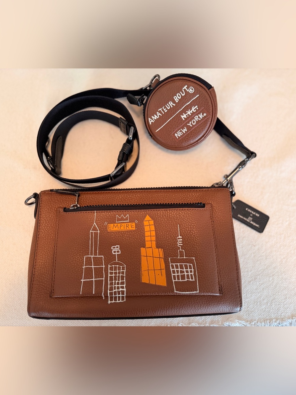 Title: Coach x Jean-Michel Basquiat Holden Crossbody Bag - Excellent Condition